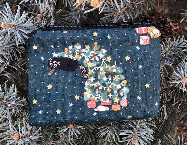 The Catmas Tree coin purse, The Raven