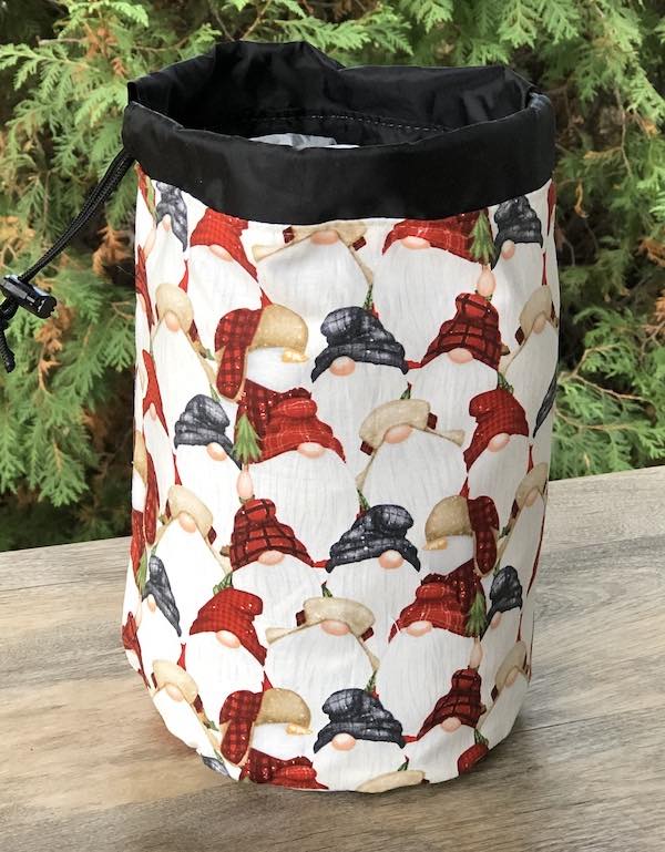 Timber Gnomies SueBee Round Drawstring Bag