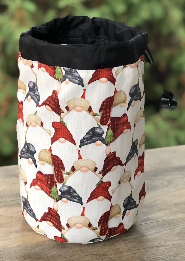 Timber Gnomies SueBee Round Drawstring Bag