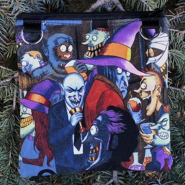 Unhappy Hour convertible clutch, wristlet or shoulder bag, The Squirrel