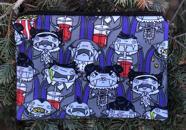 Vampires at the Movies zippered bag, The Scooter