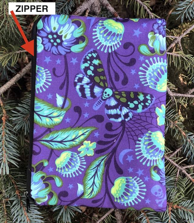 Venus De La Luna purple zippered bag, The Scooter