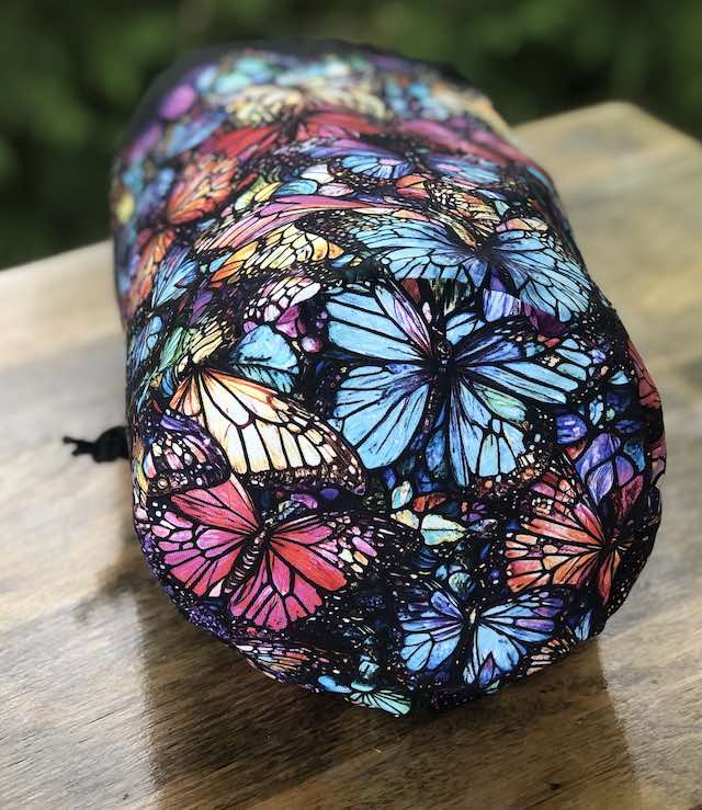 Whispering Wings SueBee Round Drawstring Bag
