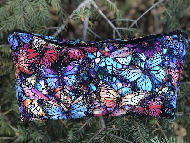 Whispering Wings Large Zini Flat Bottom Bag