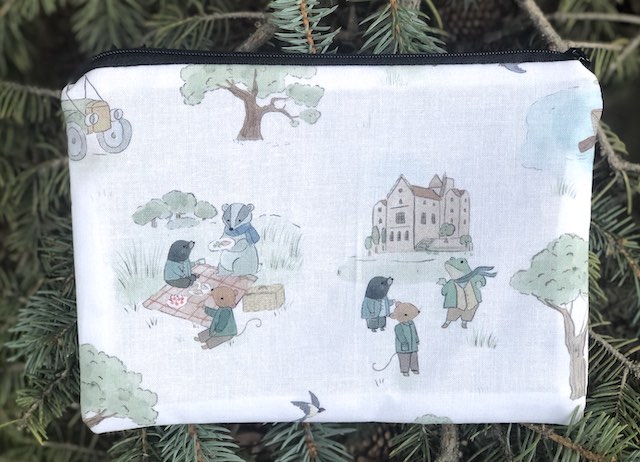 Windy Willows zippered bag, The Scooter