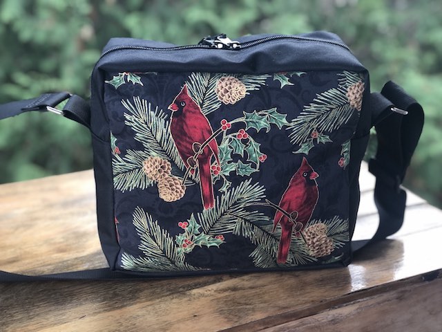Winter Cardinals Shoulder Bag, The Raccoon Plus