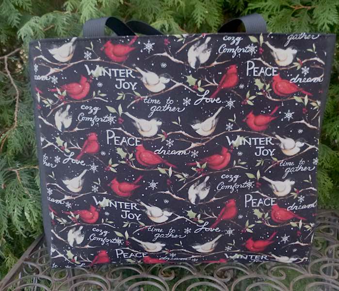 Winter Joy Medium Fleur Tote, wide