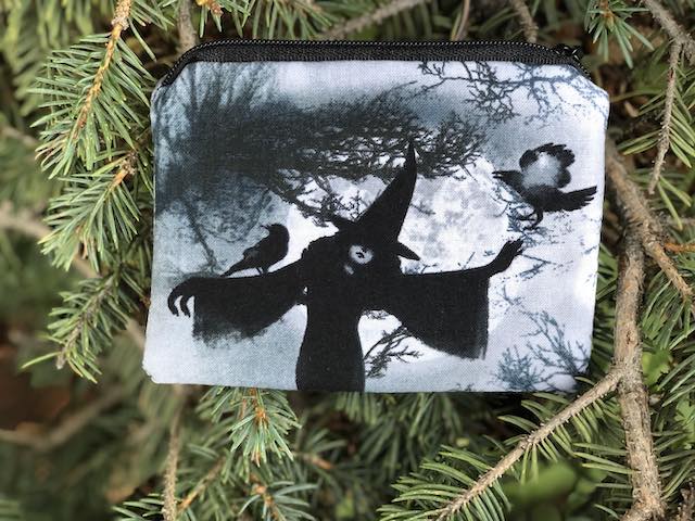 Witches Gathering coin purse, The Raven