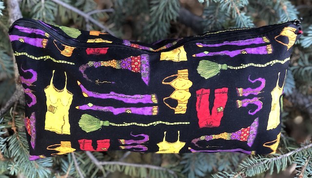 Witches Undies Large Zini Flat Bottom Bag