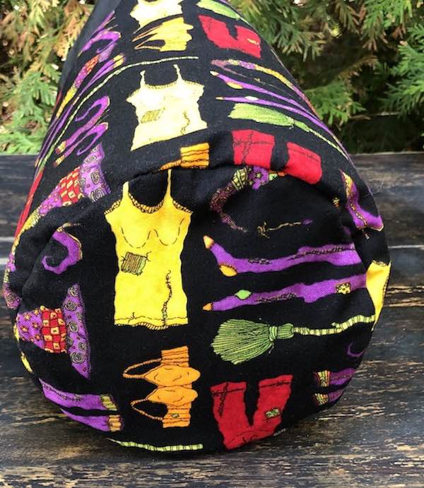 Witches Undies SueBee Round Drawstring Bag