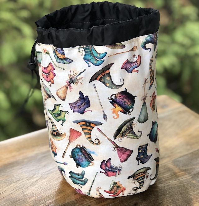 Witchypoo SueBee Round Drawstring Bag