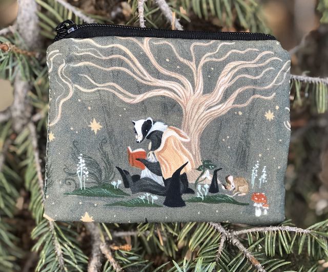 Wizard Badger coin purse, The Raven