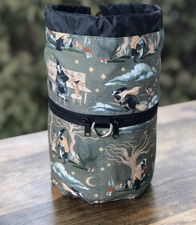 Wizard Badger Kipster Knitting Project Bag