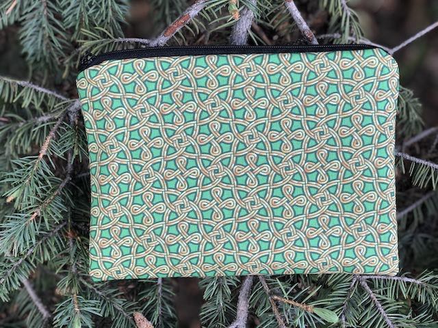 Woven Celtic Knots zippered bag, The Scooter