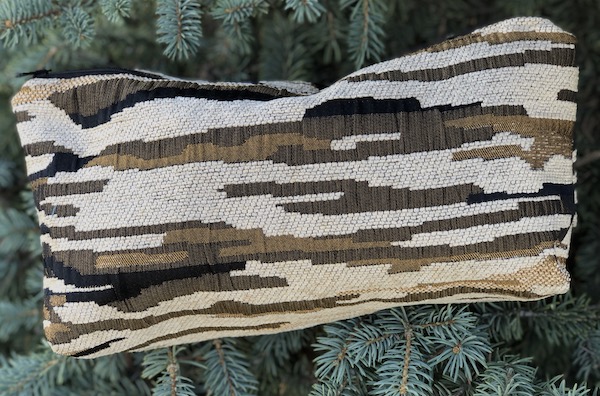 Abstract Stripes Large Zini Flat Bottom Bag - CLEARANCE