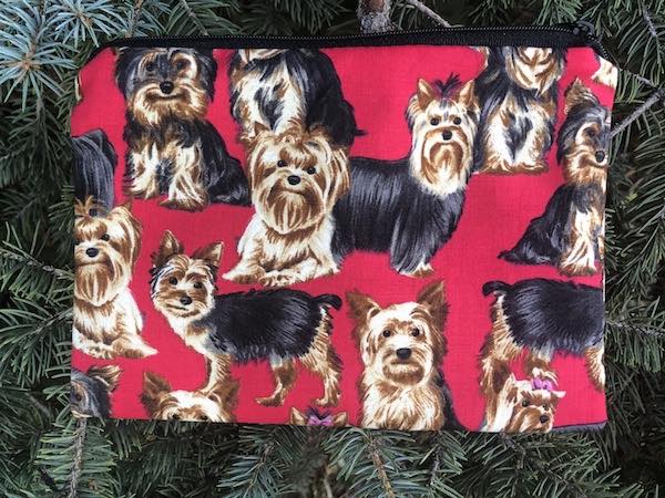 Yorkie zippered bag, The Scooter