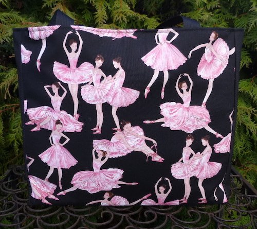 Ballet Medium Fleur Tote, wide - CLEARANCE