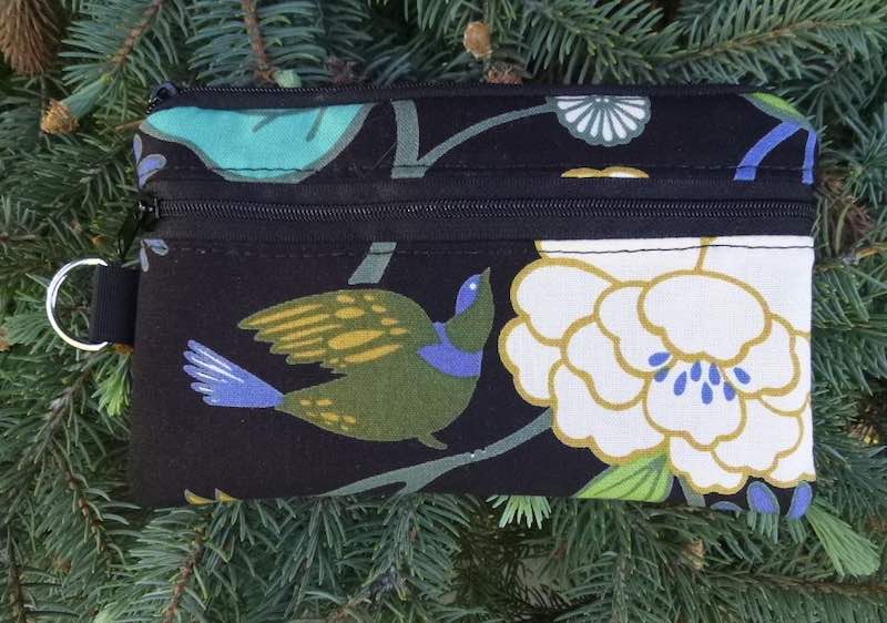 Bird Love Mini Wallet Purse Organizer, iPhone wallet, The Sweet Pea - CLEARANCE