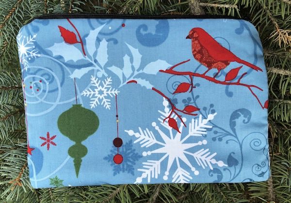 Forest Christmas zippered bag, The Scooter