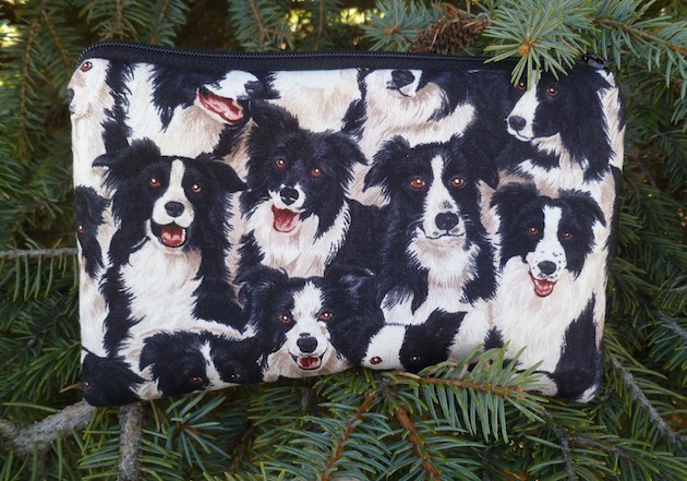Border Collie Mini Wallet Purse Organizer, The Sweet Pea