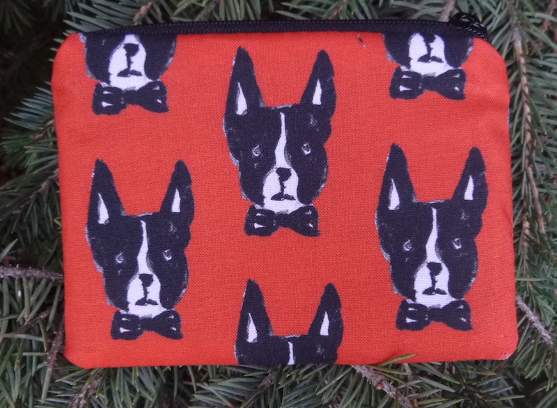 Boston Terrier Coin Purse, The Raven