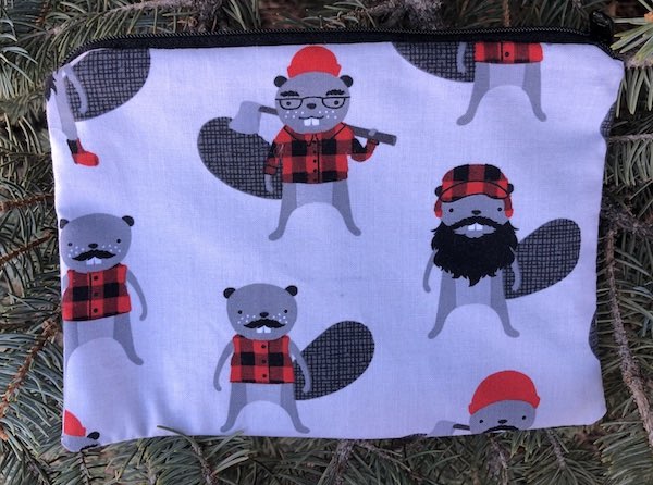 Burly Beavers zippered bag, The Scooter