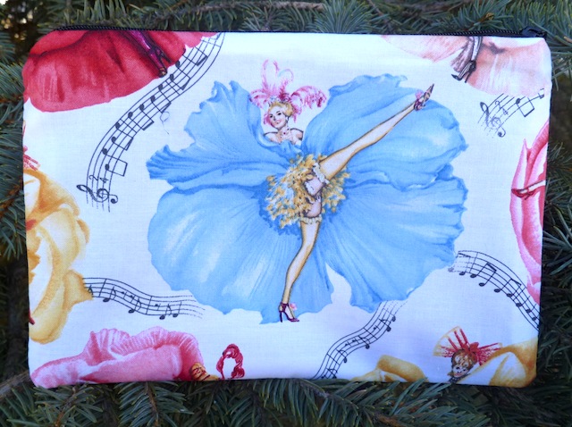 Can Can Flowers zippered bag, The Scooter