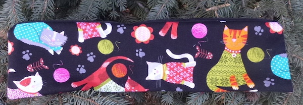 Cats in Sweaters Long Knitting Needle Pouch, The Stitch
