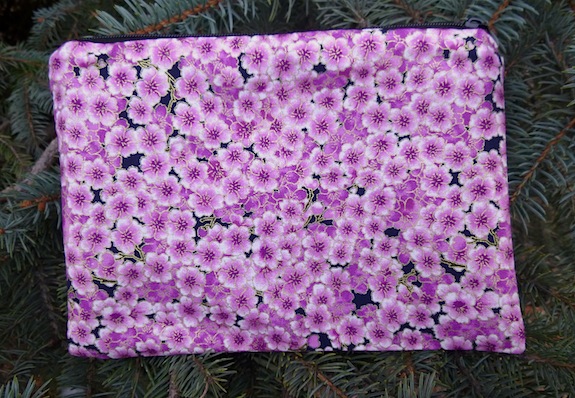 Cherry Blossoms zippered bag, The Scooter