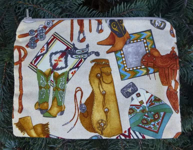 Cowgirl Gear zippered bag, The Scooter - CLEARANCE