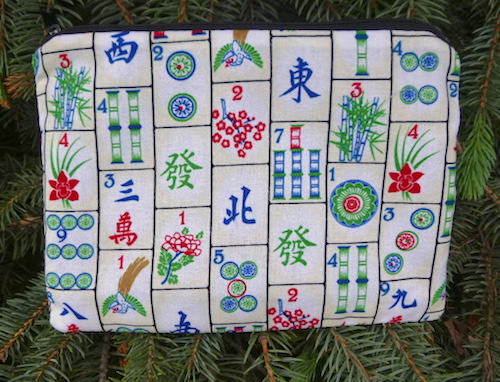 Mahjongg zippered bag, The Scooter