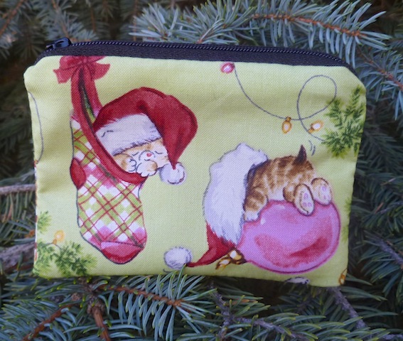 Cute Kitty Christmas Coin Purse, The Raven