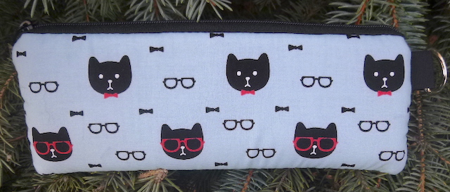 Dapper Cats Padded Zippered Glasses Case, The Spex