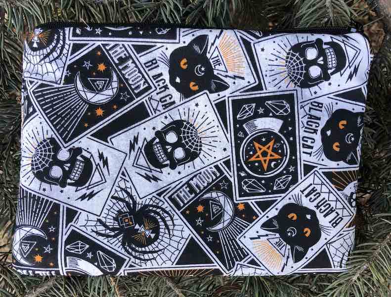 Fortune Teller's Cards zippered bag, The Scooter