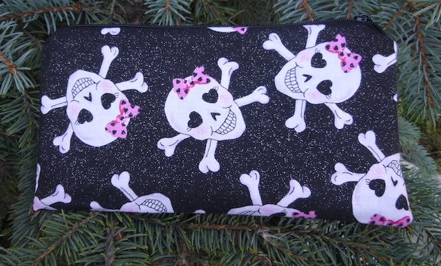 Girly Skulls Deep Scribe pen and pencil case
