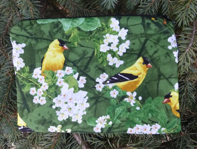 Goldfinch zippered bag, The Scooter