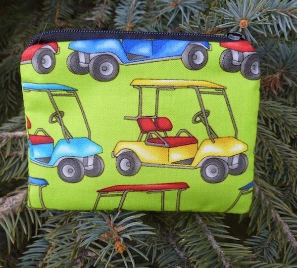 Golf cart coin purse, The Raven