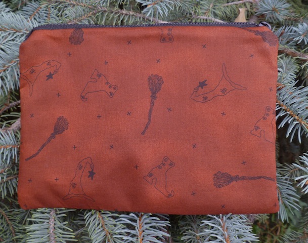 Witches accessories zippered bag, The Scooter