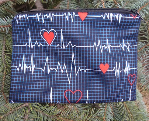 Heart Monitors zippered bag, The Scooter