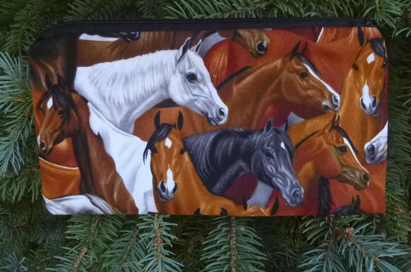 boutique style horse pencil case