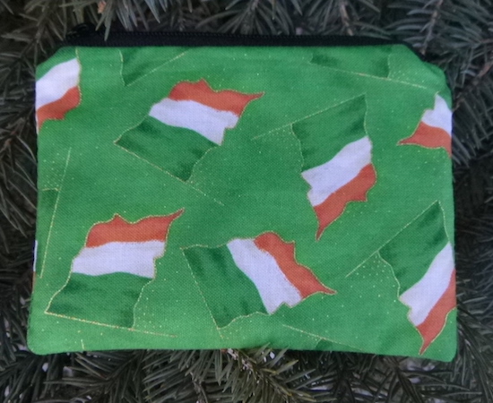 Irish Flags Coin Purse, The Raven -CLEARANCE
