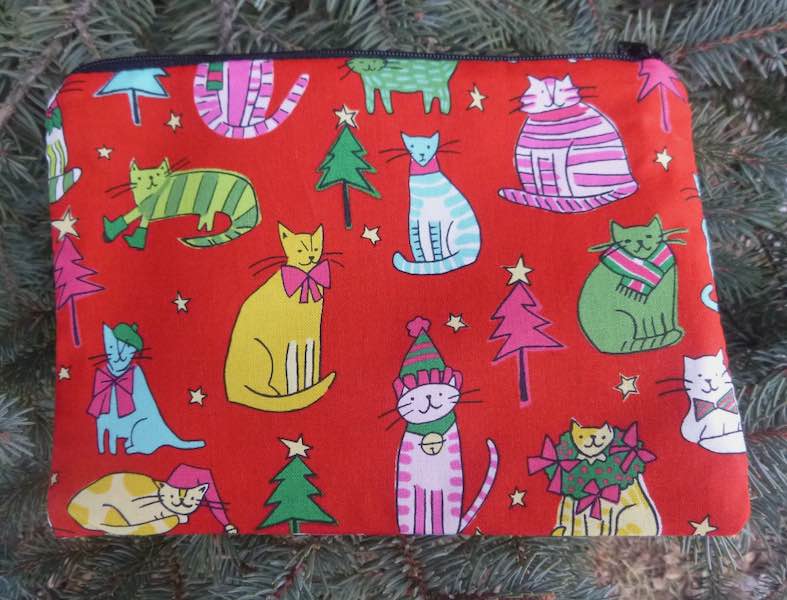 Jingle Cats zippered bag, The Scooter