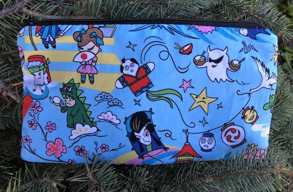 Blue Kawaii Deep Scribe Pen and Pencil Case