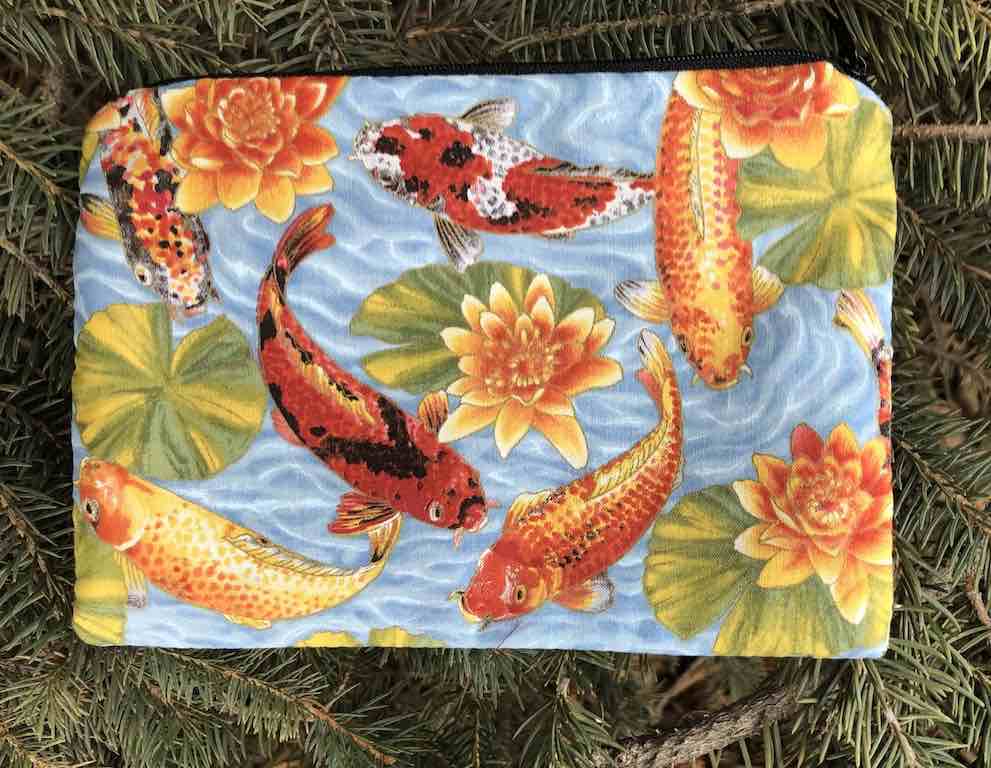 Koi Pond zippered bag, The Scooter