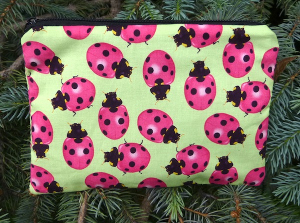 Ladybugs zippered bag, The Scooter