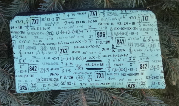 Math Deep Scribe pen and pencil case