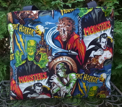 Movie Monsters Medium Fleur Tote, wide