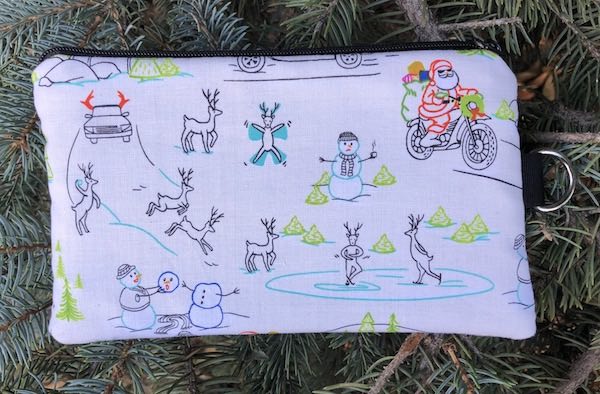 Naughty or Nice Mini Wallet Purse Organizer, The Sweet Pea - CLEARANCE