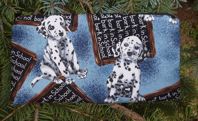 Dalmatian Don't Bark In School Deep Scribe pen and pencil case