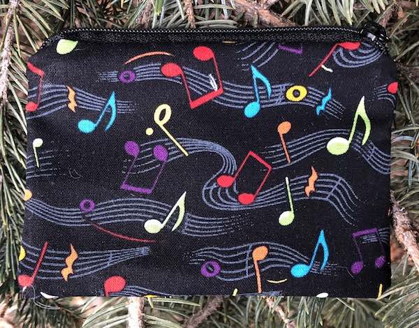Colorful Notes Coin Purse, The Raven